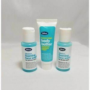 Lot of Bliss Travel Size 2 Fabulous Foaming Face Wash 1 Lemon Sage Body Butter